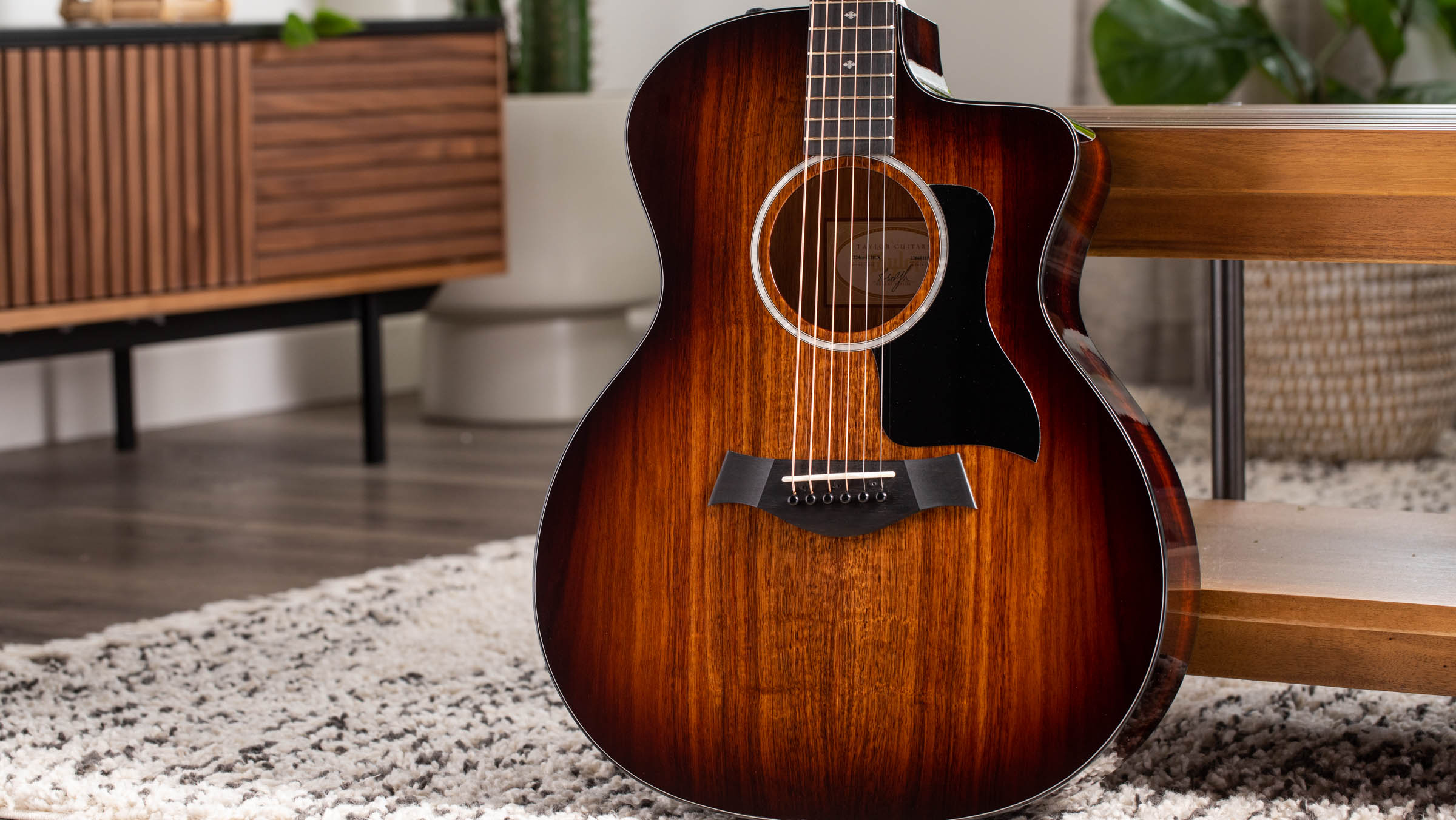 224ce-K DLX Hawaiian Koa Acoustic-Electric Guitar | Taylor Guitars
